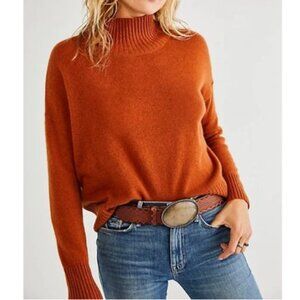 Free People | Poppy Cashmere Turtleneck | Tobacco | S